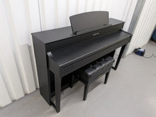 Load image into Gallery viewer, Yamaha Clavinova CLP-645 in satin black finish + stool stock nr 26241