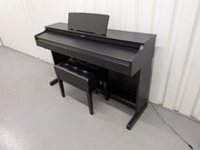 Load image into Gallery viewer, Yamaha Arius YDP-163 Digital Piano and stool in satin black clavinova keyboard stock # 26248