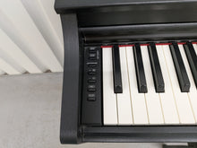 Load image into Gallery viewer, Yamaha Arius YDP-163 Digital Piano and stool in satin black clavinova keyboard stock # 26248