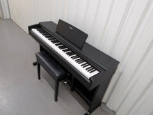 Load image into Gallery viewer, Yamaha Arius YDP-144 digital piano and stool in satin black stock #26247