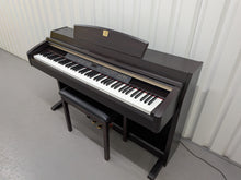 Load image into Gallery viewer, Yamaha Clavinova CLP-240 Digital Piano and stool in dark rosewood stock nr 26246