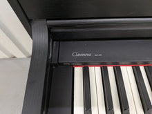 Load image into Gallery viewer, Yamaha Clavinova CLP-470 in satin black with wooden keys action + stool stock no 26256