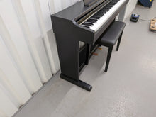 Load image into Gallery viewer, Technics SX-PC25 Digital Piano and stool in satin black, Steinway samples stock # 26263
