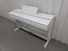 Load image into Gallery viewer, Yamaha Arius YDP-143 digital piano in satin white finish stock #26269
