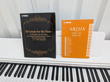Load image into Gallery viewer, Yamaha Arius YDP-143 digital piano in satin white finish stock #26269
