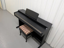 Load image into Gallery viewer, Yamaha Arius YDP-162 Digital Piano and stool in satin black, clavinova keyboard stock #26264