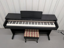 Load image into Gallery viewer, Yamaha Arius YDP-162 Digital Piano and stool in satin black, clavinova keyboard stock #26264