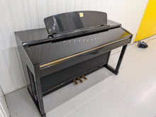 Load image into Gallery viewer, Yamaha Clavinova CLP-170PE Digital Piano glossy black polished ebony stock #26282