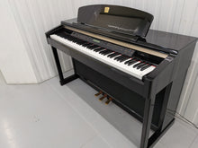 Load image into Gallery viewer, Yamaha Clavinova CLP-170PE Digital Piano glossy black polished ebony stock #26282