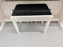 Load image into Gallery viewer, Yamaha Arius YDP-144 digital piano and stool in satin white stock nr 26287