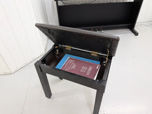 Load image into Gallery viewer, Yamaha Arius YDP-144 digital piano and stool in satin black stock #26303