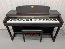 Load image into Gallery viewer, Yamaha Clavinova CLP-150 digital piano and stool in rosewood stock #26302