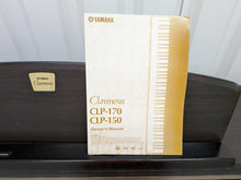 Load image into Gallery viewer, Yamaha Clavinova CLP-150 digital piano and stool in rosewood stock #26302