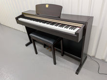 Load image into Gallery viewer, Yamaha Clavinova CLP-220 digital piano and stool in rosewood stock #26291