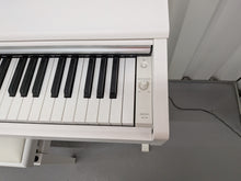 Load image into Gallery viewer, Yamaha Arius YDP-144 digital piano and stool in satin white stock nr 26306
