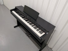 Load image into Gallery viewer, Yamaha Arius YDP-163 Digital Piano in satin black clavinova keyboard stock # 26308