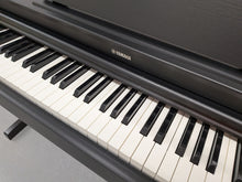Load image into Gallery viewer, Yamaha Arius YDP-163 Digital Piano in satin black clavinova keyboard stock # 26308