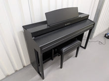 Load image into Gallery viewer, Kawai CA59 Digital Piano Satin Black Wooden Keys Stool 12 stock #26317