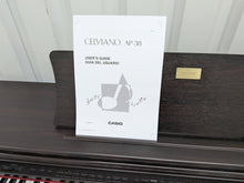 Load image into Gallery viewer, Casio Celviano AP-38 digital piano and stool in dark rosewood stock #26319