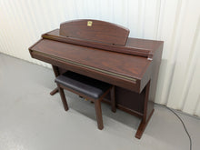 Load image into Gallery viewer, Yamaha Clavinova CLP-950 digital piano and stool in mahogany stock #26318