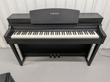Load image into Gallery viewer, Yamaha Clavinova CSP-150 Digital Piano and stool in satin black stock nr 26313
