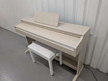 Load image into Gallery viewer, Yamaha Arius YDP-163 digital piano and stool in white ash finish stock #26325
