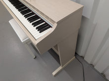 Load image into Gallery viewer, Yamaha Arius YDP-163 digital piano and stool in white ash finish stock #26325