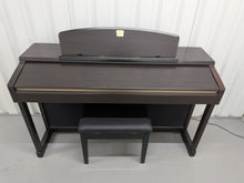 Load image into Gallery viewer, Yamaha Clavinova CLP-170 Digital Piano and stool in dark rosewood colour stock #26331