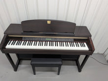 Load image into Gallery viewer, Yamaha Clavinova CLP-170 Digital Piano and stool in dark rosewood colour stock #26331