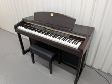 Load image into Gallery viewer, Yamaha Clavinova CLP-170 Digital Piano and stool in dark rosewood colour stock #26331