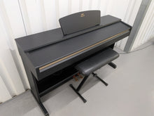 Load image into Gallery viewer, Yamaha Arius YDP-161 Digital Piano and stool satin black clavinova keyboard stock #26323