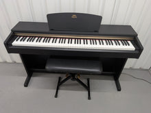 Load image into Gallery viewer, Yamaha Arius YDP-161 Digital Piano and stool satin black clavinova keyboard stock #26323