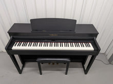 Load image into Gallery viewer, Yamaha Clavinova CLP-440 Digital Piano and stool in black stock no 26322