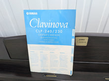 Load image into Gallery viewer, Yamaha Clavinova CLP-240 Digital Piano and stool rosewood finish stock nr 26332