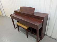 Load image into Gallery viewer, Yamaha Clavinova CLP-440 Digital Piano and stool in mahogany stock no 26324