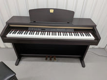 Load image into Gallery viewer, Yamaha Clavinova CLP-120 Digital Piano and stool in dark rosewood stock #26320