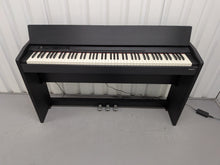 Load image into Gallery viewer, Roland F120R compact slim size Digital Piano in black finish stock # 26330