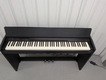 Load image into Gallery viewer, Roland F120R compact slim size Digital Piano in black finish stock # 26330