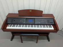 Load image into Gallery viewer, Yamaha Clavinova CVP-303 Digital Piano arranger + stool in mahogany stock #26329