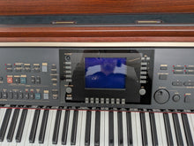 Load image into Gallery viewer, Yamaha Clavinova CVP-303 Digital Piano arranger + stool in mahogany stock #26329