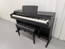 Load image into Gallery viewer, Yamaha Arius YDP-163 digital piano and stool in satin black stock #26335