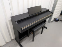 Load image into Gallery viewer, Yamaha Arius YDP-162 Digital Piano and stool in satin black, clavinova keyboard stock #26339