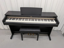 Load image into Gallery viewer, Yamaha Arius YDP-162 Digital Piano and stool in satin black, clavinova keyboard stock #26339