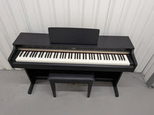 Load image into Gallery viewer, Yamaha Arius YDP-162 Digital Piano and stool in satin black, clavinova keyboard stock #26339