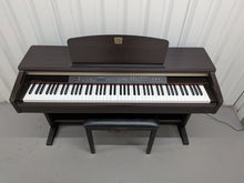 Load image into Gallery viewer, Yamaha Clavinova CLP-120 Digital Piano and stool in dark rosewood stock #26338