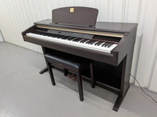 Load image into Gallery viewer, Yamaha Clavinova CLP-120 Digital Piano and stool in dark rosewood stock #26338