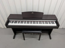Load image into Gallery viewer, Yamaha Arius YDP-135 digital piano and stool in rosewood stock # 26367