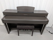 Load image into Gallery viewer, Yamaha Clavinova CLP-635 CLP-635DW Digital Piano dark walnut finish stock #26353