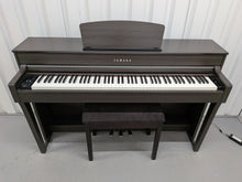Load image into Gallery viewer, Yamaha Clavinova CLP-635 CLP-635DW Digital Piano dark walnut finish stock #26353