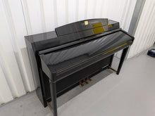 Load image into Gallery viewer, Yamaha Clavinova CLP-280 in Polished glossy black + matching stool stock # 26366